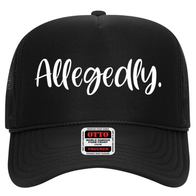 Allegedly Funny Lawyer Trucker Hat