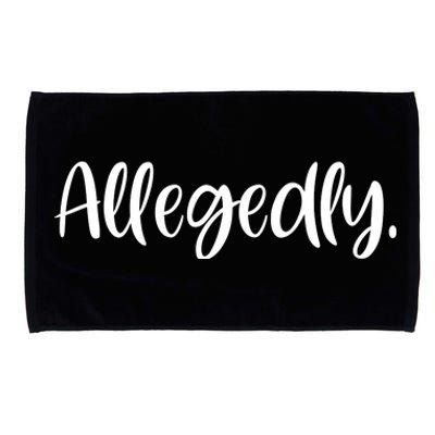 Allegedly Funny Lawyer Microfiber Hand Towel