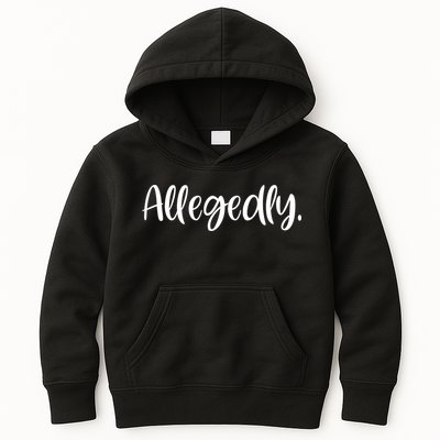 Allegedly Funny Lawyer Kids Hoodie