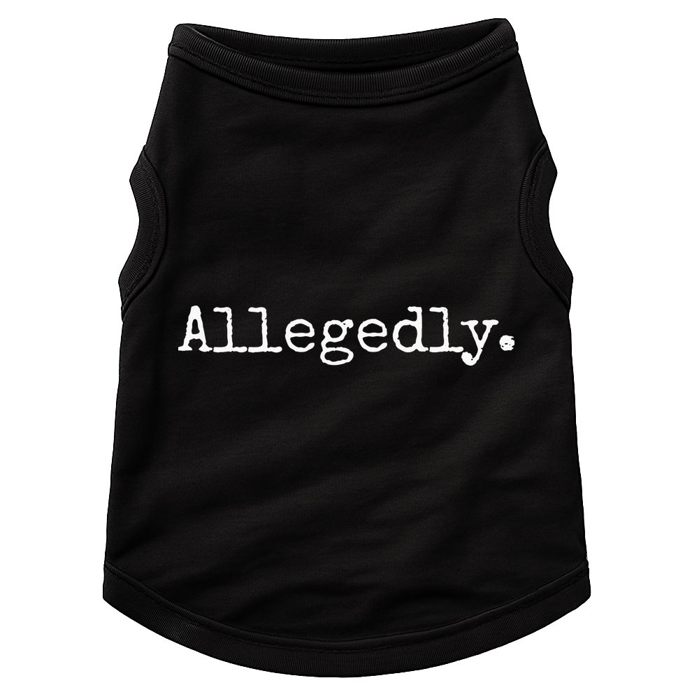 Allegedly Funny Lawyer Gift Funny Lawyer Doggie Tank