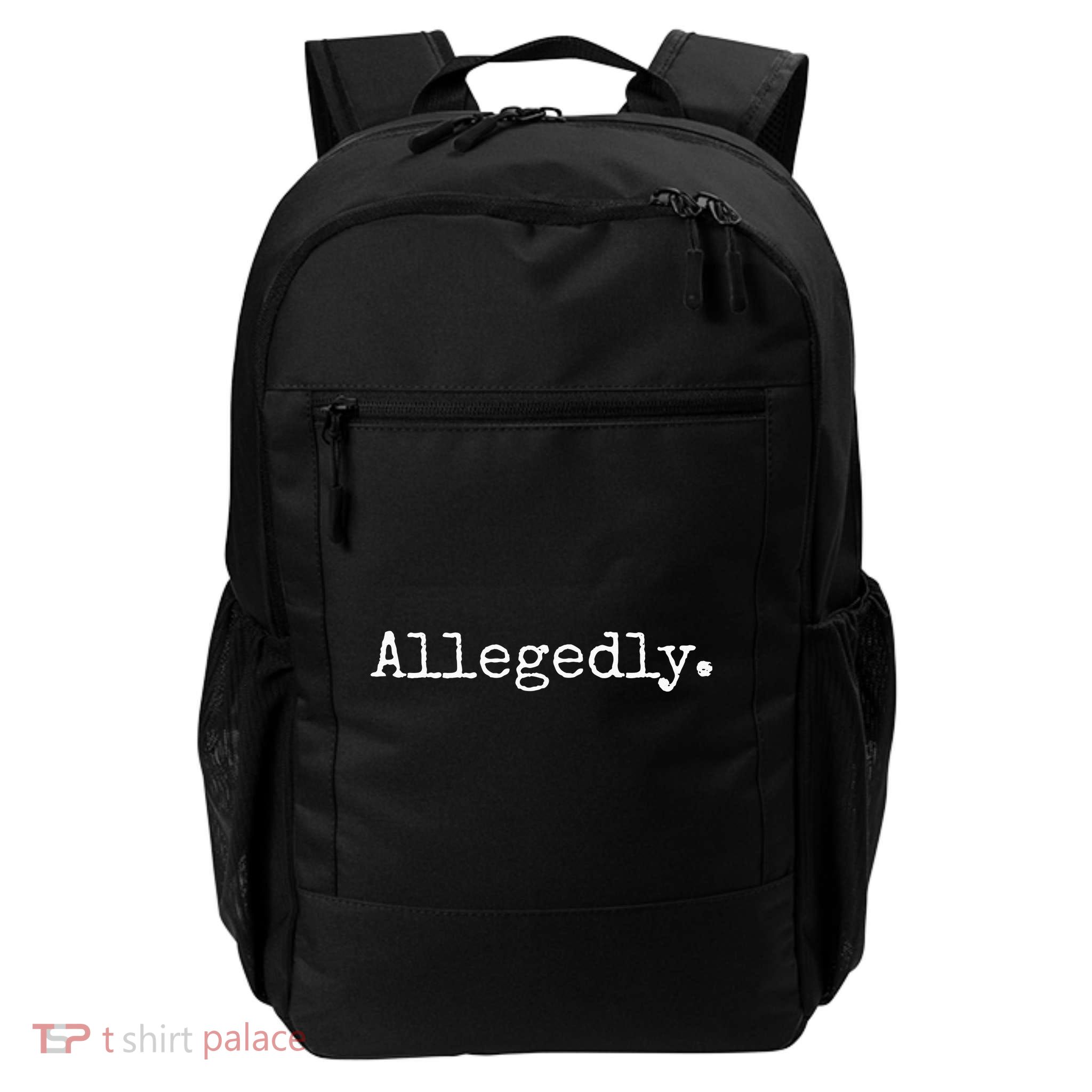 Allegedly Funny Lawyer Gift Funny Lawyer Backpack