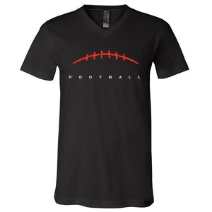 American Football Lines Cool Sports Player V-Neck T-Shirt