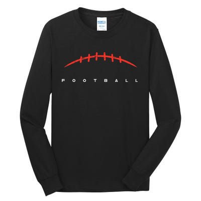 American Football Lines Cool Sports Player Tall Long Sleeve T-Shirt