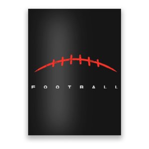 American Football Lines Cool Sports Player Poster