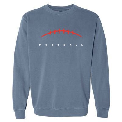 American Football Lines Cool Sports Player Garment-Dyed Sweatshirt