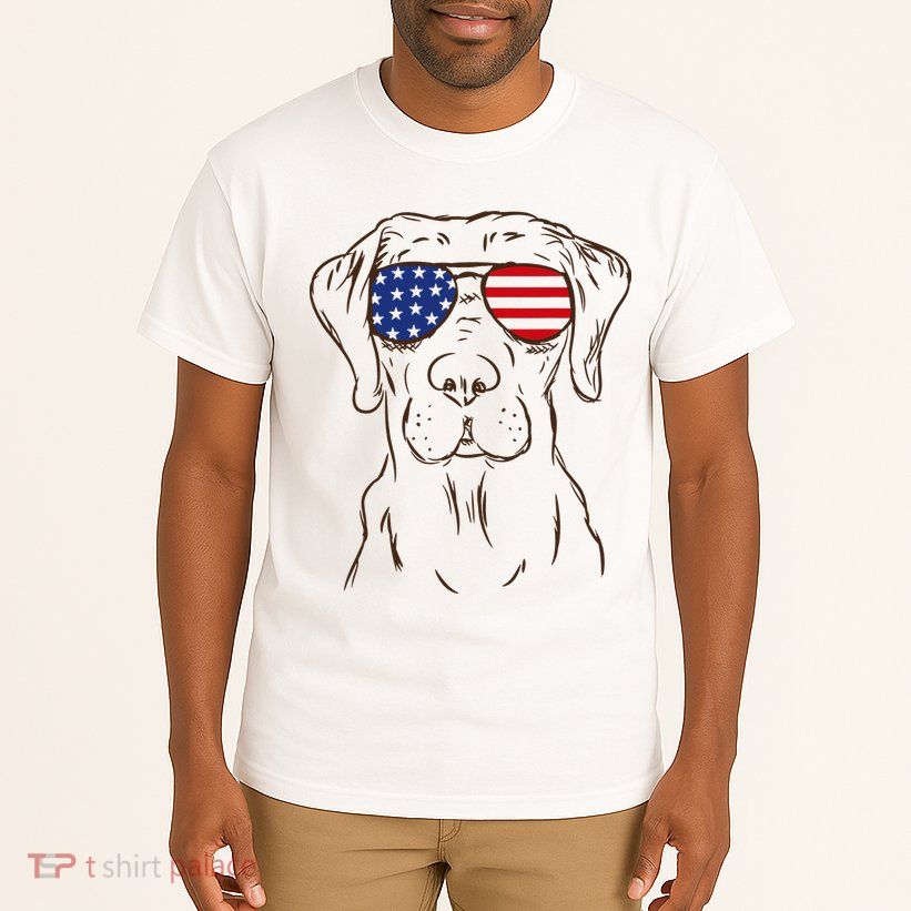 American Flag Labrador Retriever Patriotic 4th Of July Gifts Tall T-Shirt