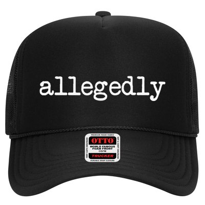 Allegedly Funny Lawyer Attorney Trucker Hat
