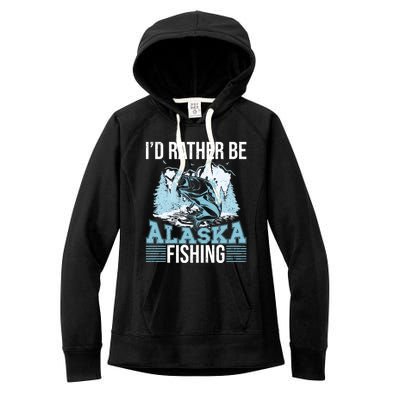 Alaska Fishing Lovers Alaskan Salmon Fish Gift Women's Fleece Hoodie