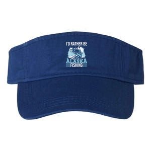 Alaska Fishing Lovers Alaskan Salmon Fish Gift Valucap Bio-Washed Visor