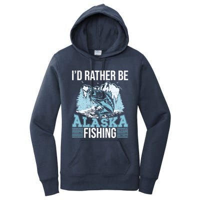 Alaska Fishing Lovers Alaskan Salmon Fish Gift Women's Pullover Hoodie