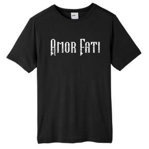 Amor Fati Love Your Fate Stoic Inspirational Latin Quotes Tall Fusion ChromaSoft Performance T-Shirt