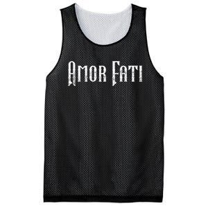 Amor Fati Love Your Fate Stoic Inspirational Latin Quotes Mesh Reversible Basketball Jersey Tank