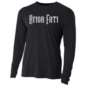 Amor Fati Love Your Fate Stoic Inspirational Latin Quotes Cooling Performance Long Sleeve Crew