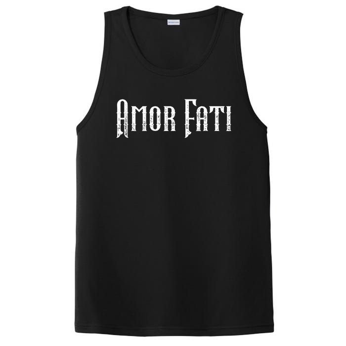 Amor Fati Love Your Fate Stoic Inspirational Latin Quotes PosiCharge Competitor Tank