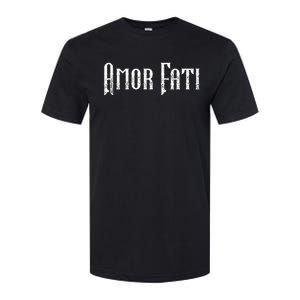 Amor Fati Love Your Fate Stoic Inspirational Latin Quotes Softstyle CVC T-Shirt