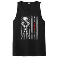 American Flag Lax Helmet Sticks Lacrosse PosiCharge Competitor Tank