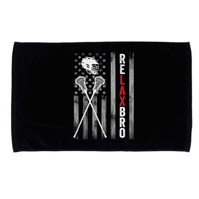 American Flag Lax Helmet Sticks Lacrosse Microfiber Hand Towel