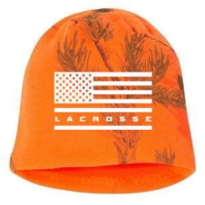 American Flag Lacrosse Apparel Gift Lacrosse Gift Kati - Camo Knit Beanie