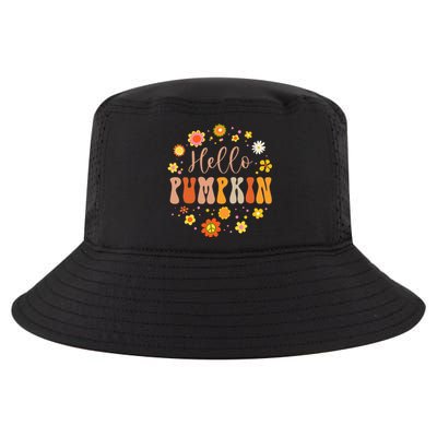 Autumn Fall Lover Pumpkin Groovy Thanksgiving Cool Comfort Performance Bucket Hat