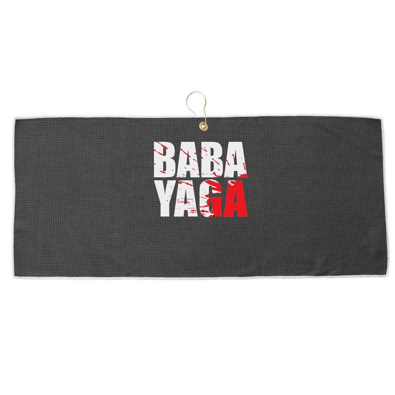 Action Film Lovers Baba Yaga Gear Large Microfiber Waffle Golf Towel
