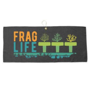 Aquarist Frag Life Coral Reef Saltwater Funny Aquarium Large Microfiber Waffle Golf Towel