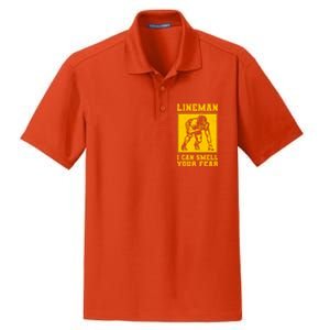 American Football Line Player Support Gift Dry Zone Grid Polo