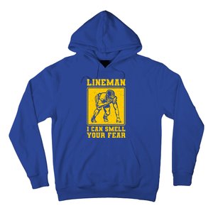 American Football Line Player Support Gift Hoodie