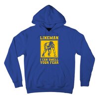 American Football Line Player Support Gift Hoodie