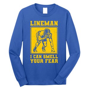 American Football Line Player Support Gift Long Sleeve Shirt