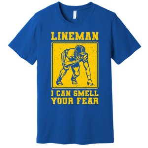 American Football Line Player Support Gift Premium T-Shirt