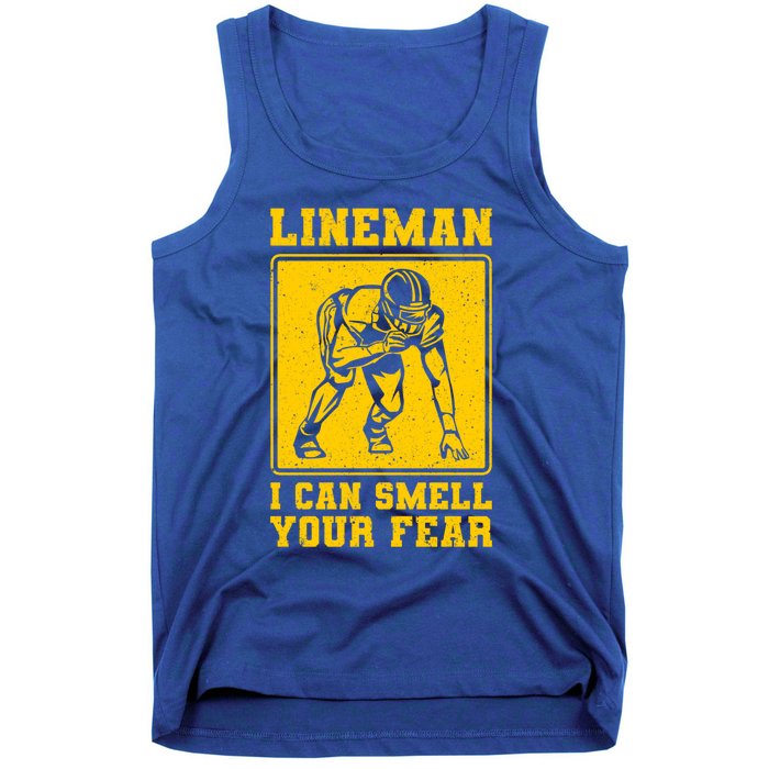 American Football Line Player Support Gift Tank Top