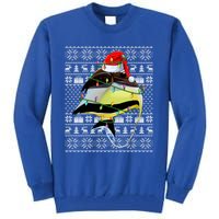 Angelfish Fish Lover Santa Hat Ugly Angelfish Christmas Gift Tall Sweatshirt