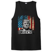 American Flag Legend Trump Mug Shot 2024 President PosiCharge Competitor Tank