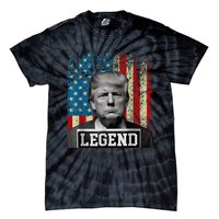 American Flag Legend Trump Mug Shot 2024 President Tie-Dye T-Shirt