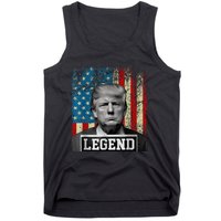 American Flag Legend Trump Mug Shot 2024 President Tank Top