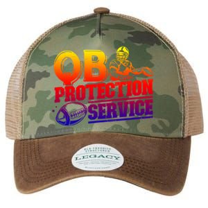 American Football Line Qb Protection Service Great Gift Legacy Tie Dye Trucker Hat