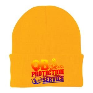 American Football Line Qb Protection Service Great Gift Knit Cap Winter Beanie