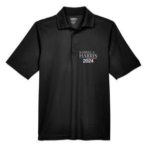 American Flag Logo Kamala Harris 2024 Men's Origin Performance Pique Polo