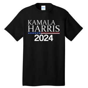 American Flag Logo Kamala Harris 2024 Tall T-Shirt