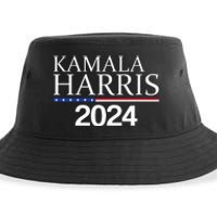 American Flag Logo Kamala Harris 2024 Sustainable Bucket Hat