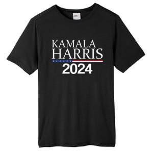 American Flag Logo Kamala Harris 2024 Tall Fusion ChromaSoft Performance T-Shirt