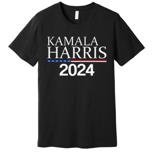 American Flag Logo Kamala Harris 2024 Premium T-Shirt