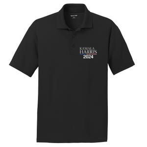 American Flag Logo Kamala Harris 2024 PosiCharge RacerMesh Polo