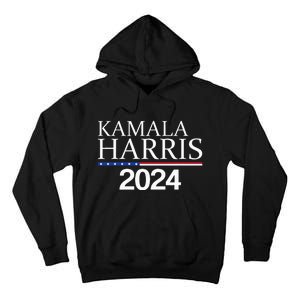 American Flag Logo Kamala Harris 2024 Tall Hoodie