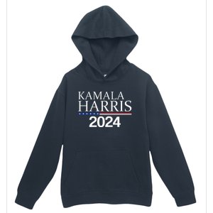 American Flag Logo Kamala Harris 2024 Urban Pullover Hoodie