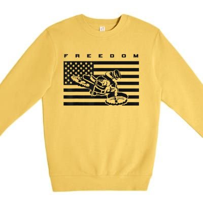 American Flag Motocross Apparel Motocross Dirt Bike Premium Crewneck Sweatshirt