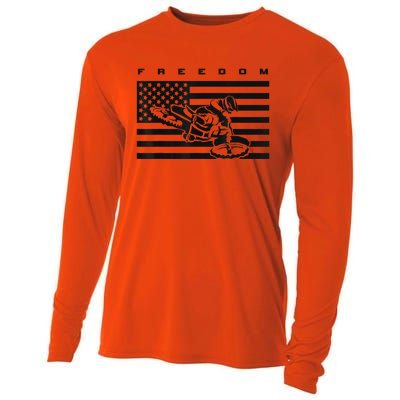 American Flag Motocross Apparel Motocross Dirt Bike Cooling Performance Long Sleeve Crew