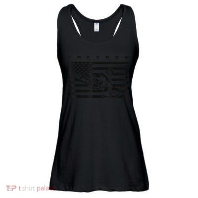 American Flag Motocross Apparel Motocross Dirt Bike Ladies Essential Flowy Tank