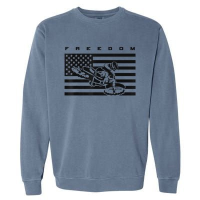 American Flag Motocross Apparel Motocross Dirt Bike Garment-Dyed Sweatshirt