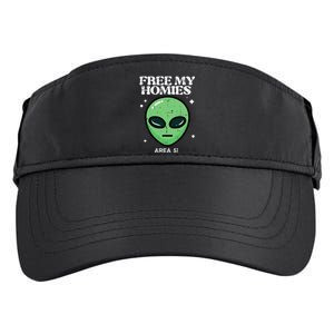 Alien Free My Homies Area 51 Funny Ufo Adult Drive Performance Visor